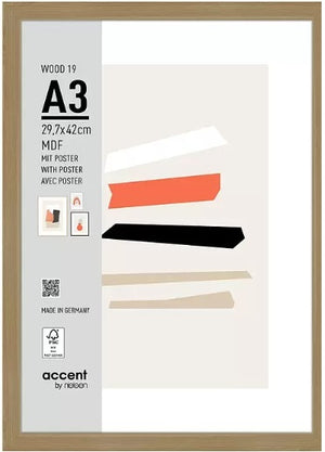 Nielsen design nielsen fotolijst 3224204 wood 19 naturel 29,7x42 cm