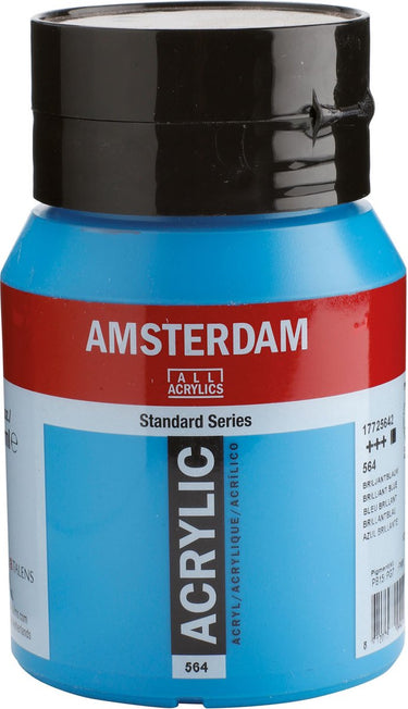 Amsterdam standard series acrylverf pot 500 ml briljantblauw 564