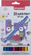 Bruynzeel kids super point viltstiften set, 20 kleuren