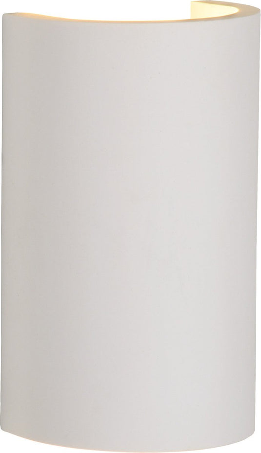 Lucide gipsy - wandlamp - 1xg9 - wit - japandi