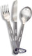 Optimus nl optimus titanium 3 piece cutlery set - campingbestek - titanium