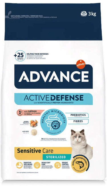 Advance - sterilized sensitive - salmon - kattenvoer - 3 kg