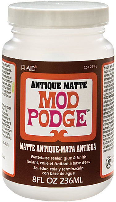 Mod podge antiek mat - lijm vernis en sealer in één - 236 ml