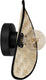 Eglo marywell wandlamp - e27 - 30 cm - zwart bruin - hout