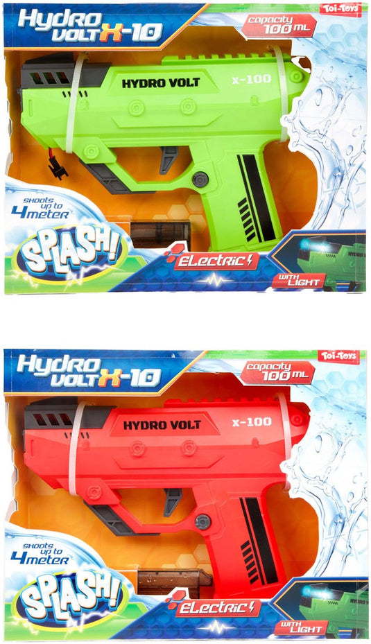 Splash elektrisch waterpistool wave met licht groen rood