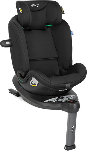 Graco turn2me grow i-size r129 - midnight - 360º draaibaar autostoeltje achterwaarts voorwaarts - van 40 tot 125 cm (vanaf de geboorte tot ca. 7 jaar)