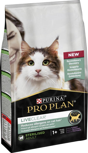 Pro plan adult liveclear katten droogvoer - kalkoen - 1,4 kg