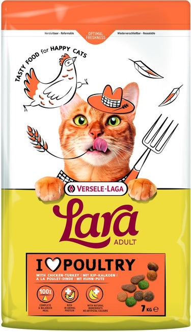 Lara adult kip kalkoen - kattenvoer - 7 kg