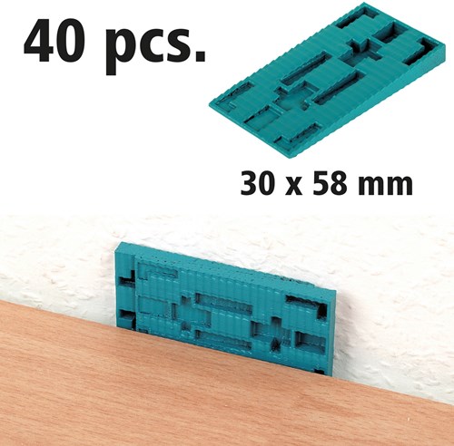 Load image into Gallery viewer, Wolfcraft afstandswiggen | van kunststof | 40 stuks - 6930000
