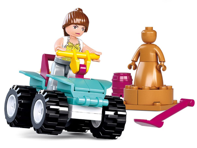 Load image into Gallery viewer, Sluban m38-b0599 girls dream beach quad 54-delig
