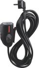 Q-link verlengkabel - met clip, schakelaar en magneet - 3 x 1.5 mmâ² - 5 m - zwart