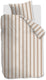 Vtwonen fun stripe dekbedovertrek - eenpersoons - 140 x 220 cm - naturel