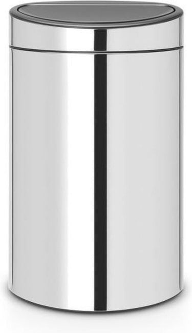 Brabantia touch bin prullenbak - 40 liter - brilliant steel