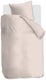 Ambiante cotton uni dekbedovertrek - eenpersoons - 140 x 200 220 cm - licht roze