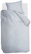 Ambiante satin uni dekbedovertrek - eenpersoons - 140 x 200 220 cm - licht blauw