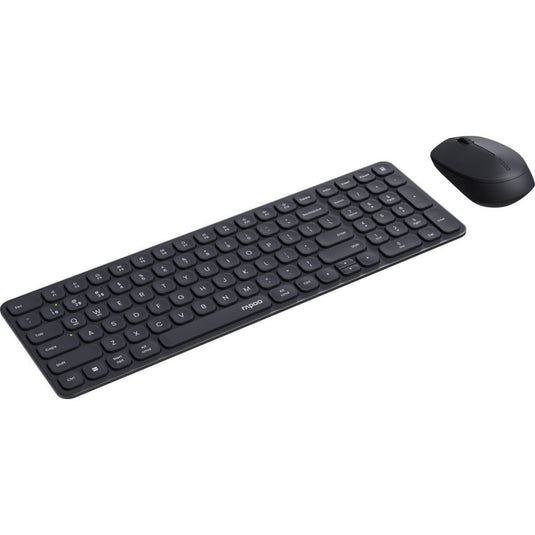 Rapoo 9310m comboset qwerty(nl) toetsenbord + muis zwart