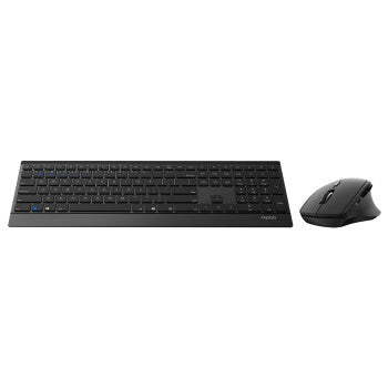 Load image into Gallery viewer, Rapoo 9500m multi-mode wireless optical combo set ui version black
