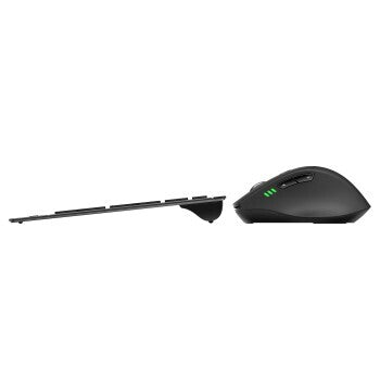 Load image into Gallery viewer, Rapoo 9500m multi-mode wireless optical combo set ui version black
