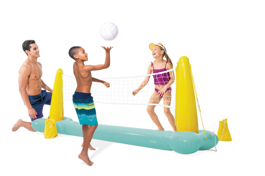 Opblaasbaar volleybal net