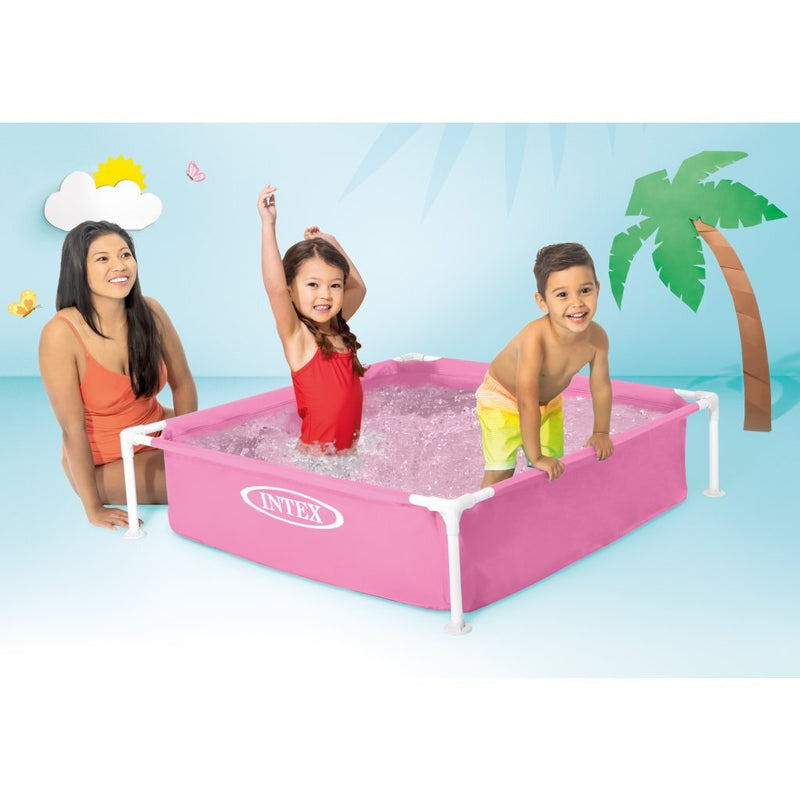 Load image into Gallery viewer, Intex 57172np wet set collection mini frame pool 122x122 cm roze
