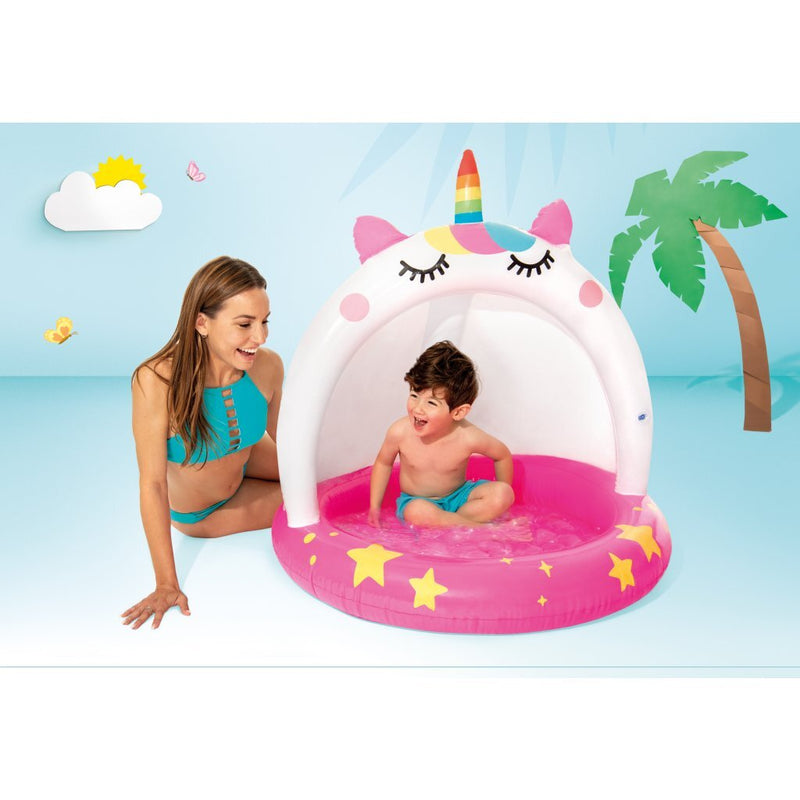 Load image into Gallery viewer, Intex 58438np wet set collection caticorn babyzwembad 102x102 cm
