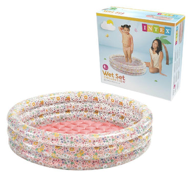 Intex wet set collection babybadje sweet blossom 86x25 cm roze