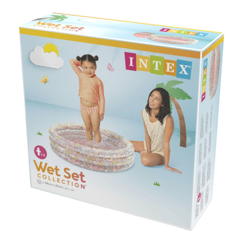 Load image into Gallery viewer, Intex wet set collection babybadje sweet blossom 86x25 cm roze
