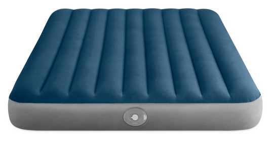 Intex 64189np queen dura-beam prestige downy luchtbed met pomp