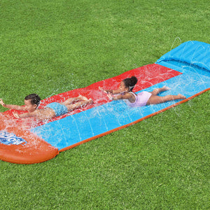 Bestway h2ogo waterglijbaan tsunami splash ramp double slide