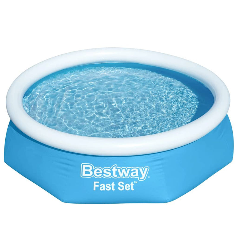 Load image into Gallery viewer, Bestway zwembad fast set opblaasbaar rond 244x61 cm 57265
