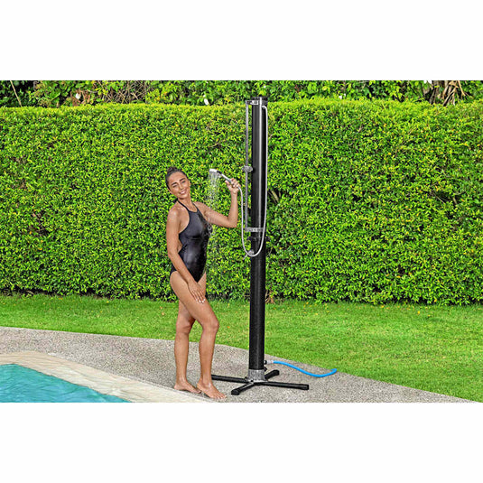 Bestway buitendouche solar flow 20 l zwart