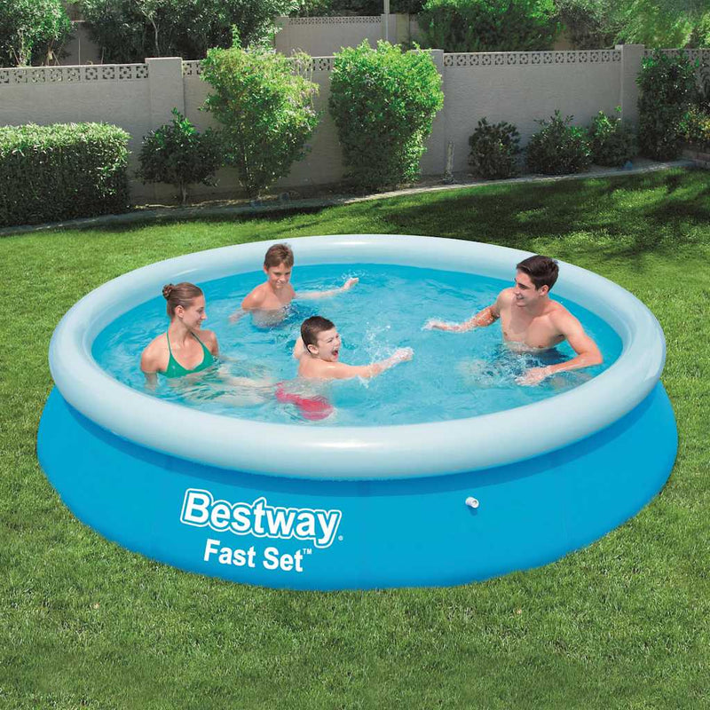 Load image into Gallery viewer, Bestway zwembad fast set opblaasbaar rond 366x76 cm 57273
