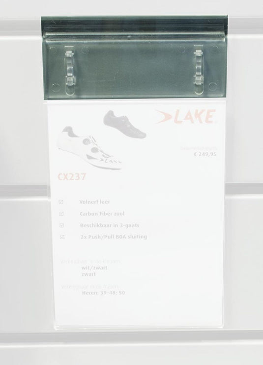 Unbranded stelling ophanging kaarthouder lamelwand