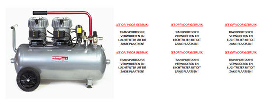 Unbranded grs whispair compressor 100 50al * op bestelling *
