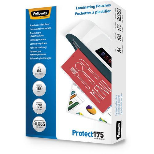 Lamineerhoezen fellowes 53087 175 micron glanzend