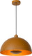 Lucide siemon - hanglamp - ø 40 cm - 1xe27 - okergeel