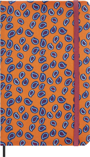 Moleskine le zijden collection ongedateerde planner large (13x21cm) gelinieerd oranje (box)