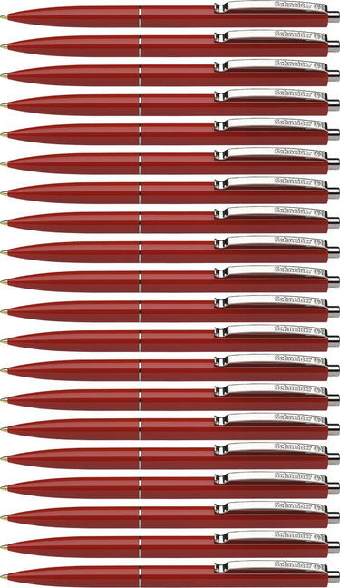 Schneider schrijfwaren schneider balpen - k15 - rood - 20 stuks - s-3082-20