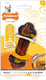 Nylabone strong kauwbot met bacon cheeseburgersmaak - voor sterke kauwers - small - geschikt voor kleine hondjes tot 11 kg - small