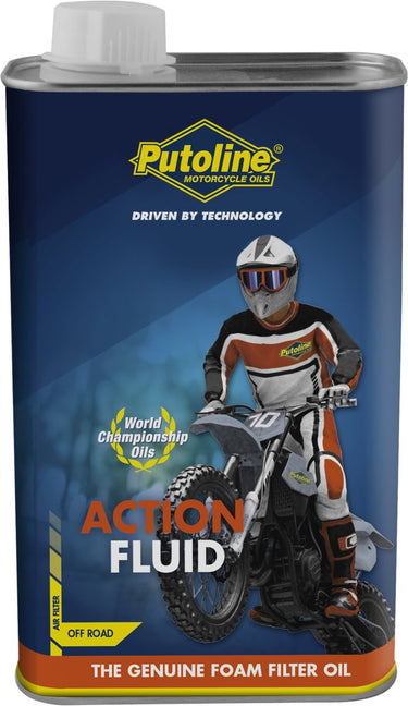 Putoline action fluid luchtfilter olie - filterolie 1 liter - schuimluchtfilter