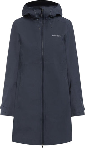 Didriksons bea wns parka 6 dames outdoorjas - dark night blue 40
