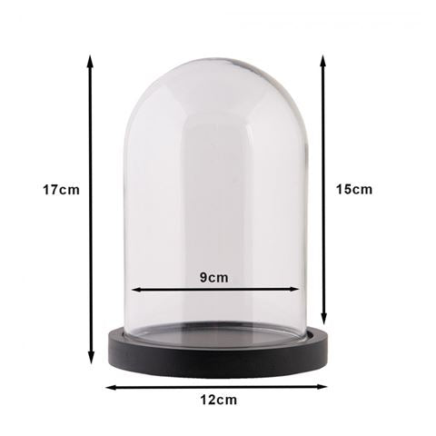 Clayre eef stolp 6gl2168z transparent 12x17 cm