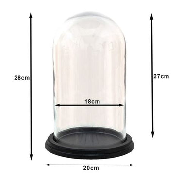 Clayre eef stolp 6gl3474 transparent 20x28 cm