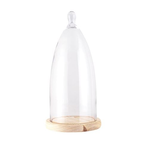Clayre eef stolp 6gl3006 transparent 19x41 cm
