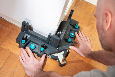 Wolfcraft - zweihaak en verstekbak pro - plinten installeren - 6956000