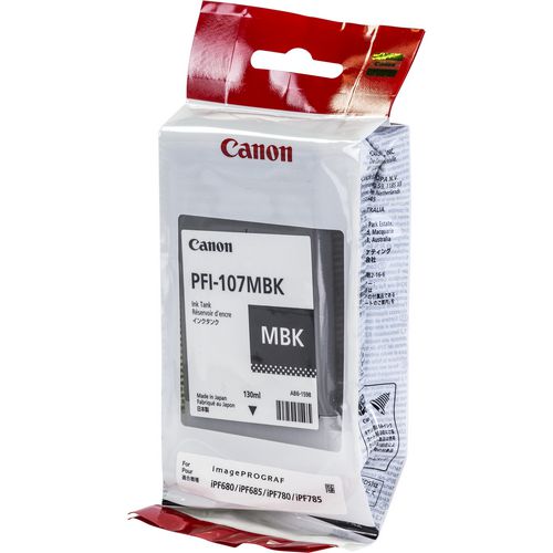 Inktcartridge canon pfi-107mbk zwart