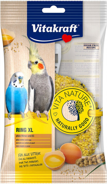 Vitakraft ring - vogelsnack - ei 70 g xl