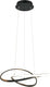 Rl live your light reality mansa - hanglamp - zwart mat - incl. 1x smd 36 w - plafondbevestiging - in hoogte verstelbaar