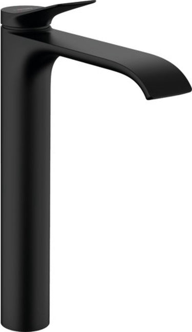 Hansgrohe vivenis - wastafelmengkraan - ééngreeps bediening - zonder waste - 210mm maat - draaibare uitloop - mat zwart
