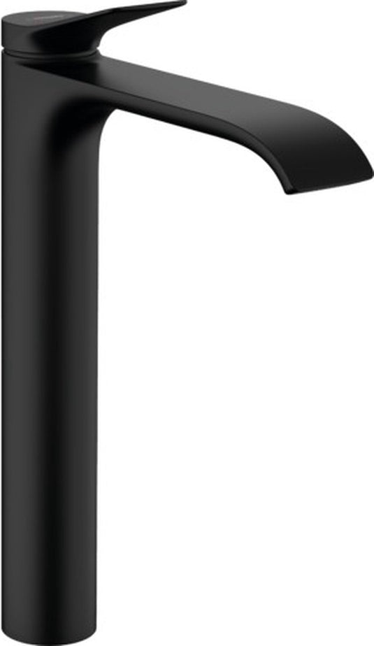 Hansgrohe vivenis - wastafelmengkraan - ééngreeps bediening - zonder waste - 210mm maat - draaibare uitloop - mat zwart